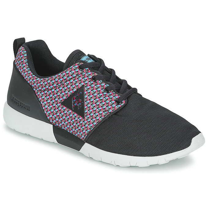 Le Coq Sportif Dynacomf Geo Jacquard Noir Chaussures Baskets Basses Homme